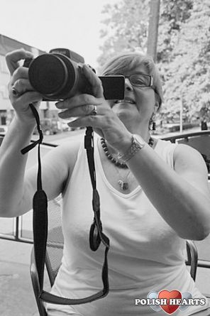 z aparatem fotograficznym